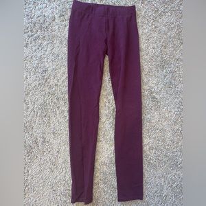 Loft Leggings, Maroon color extra small